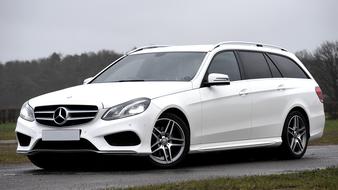 Mercedes-Benz Car white speed