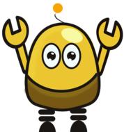 cartoon yellow robot