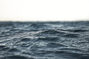 Ocean blue water