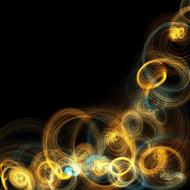 abstract background shapes gold