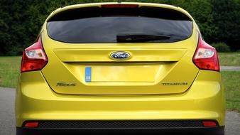 yellow Car Ford Automobile