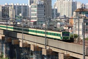 Train Subway city street