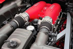 motor of Ferrari