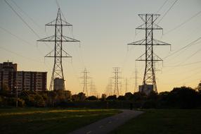 Power Line Electricity street