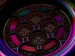 fractal render 3d design futuristic