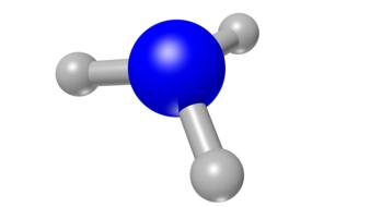 ammonia nh3 chemistry 3d atoms drawing