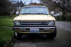 Car Toyota Old road