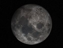 Moon Full grey