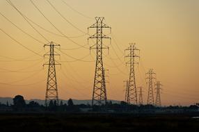 Sunset Dusk Sky electricity