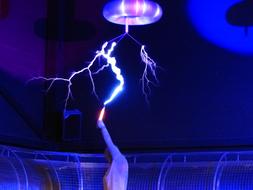 Tesla Coil Flash museum of technology