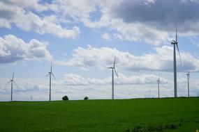 Wind Energy Power white cloud