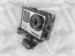 gopro camera drawing