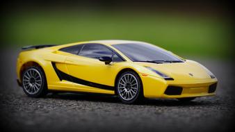 Lamborghini yellow model