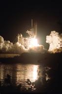 Space Shuttle Launch water