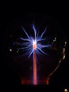 Plasma Lamp Discharge drawing