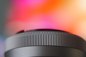 red Blurred abstract background