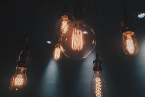 Light Bulbs Electricity orange