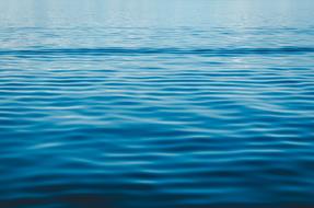 blue calm ocean waters close up