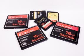 Memory Card Electronics red