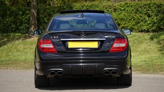 Mercedes-Benz Car on road