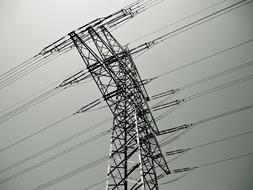 Current High Voltage grey sky