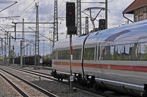 Railway Station and train