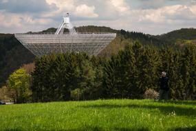 Radio Telescope in forest