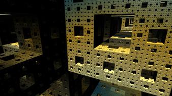 blocks fractal sponge cube
