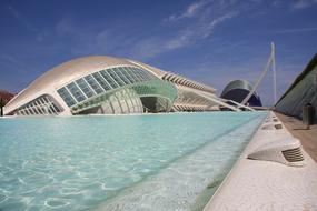 landscape of Valencia City Of Arts And Sciences