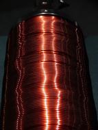 Copper Wire Coil red