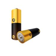 vector graphic batteries drawing
