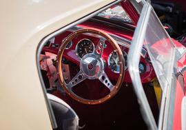 red Wheel Car Vehicle