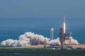 Spacex Launch sky