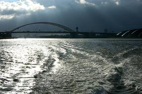 Rhine River and Bridge