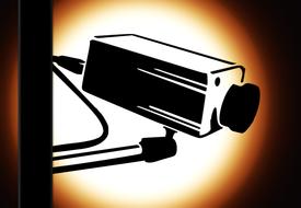 drawing of video security