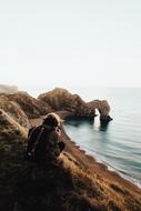 persom Travel ocean