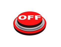 off button press icon drawing