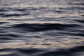 calm surface of the deep sea