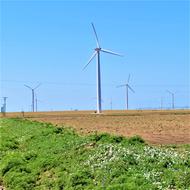 Technology Modern Windmill in North Texas
