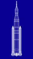 saturn v rocket model drawing