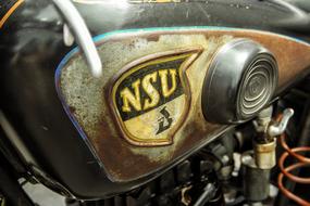 Motorcycle Technology Nsu close-up