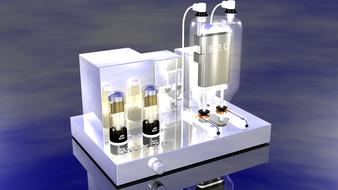 tube amplifier in the laboratory