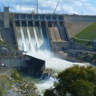 landscape of Dam Overflow Water technology