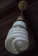 spiral energy saving light bulb