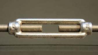 Thread Screw Clamping close-up
