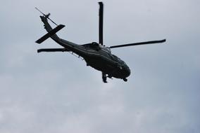 Helicopter Aircraft Military in flight