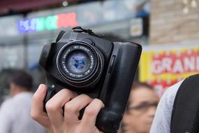 Camera Canon hand fingers