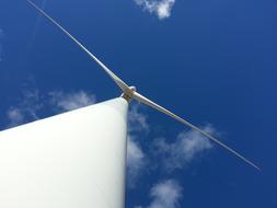 Wind Farm Turbine at sky