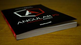 angular js book on table