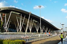 airport building in Bangalore, India